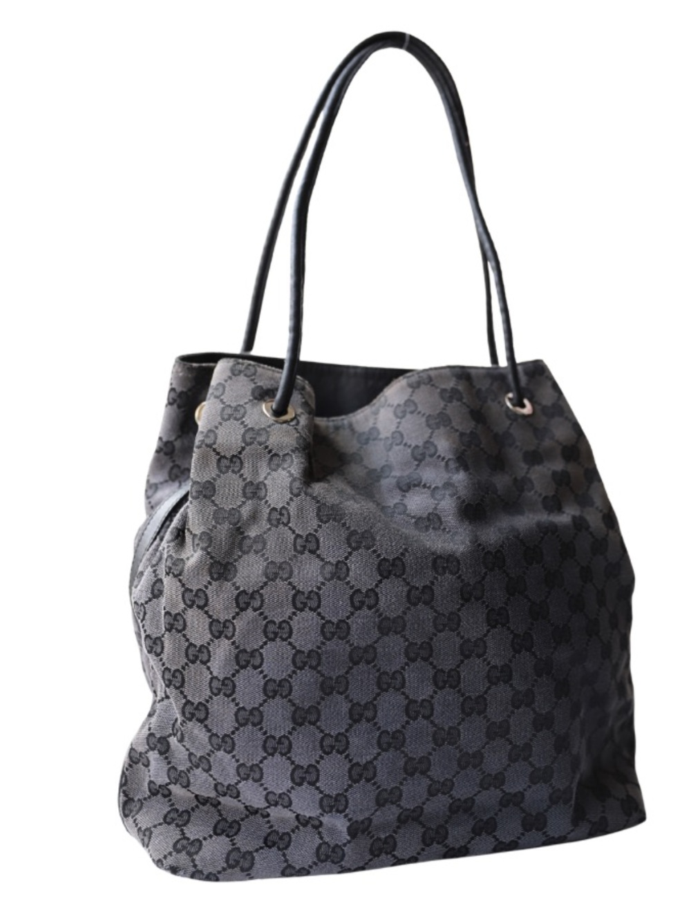 Gucci Gifford Tote Bag GG Canvas Black Monogram Tom Ford Era